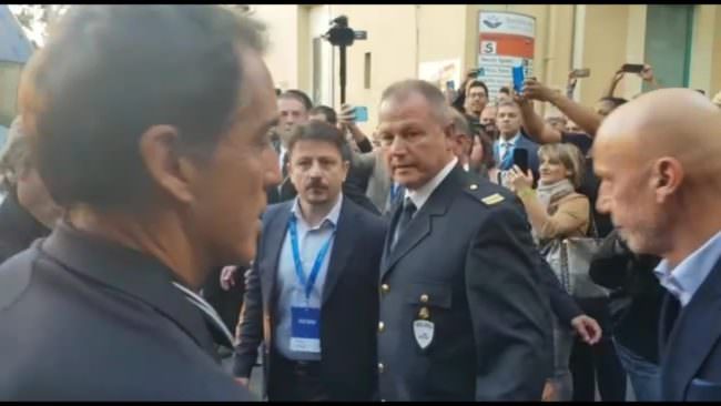 Mancini e Vialli con gli azzurri al Bambin Gesu’