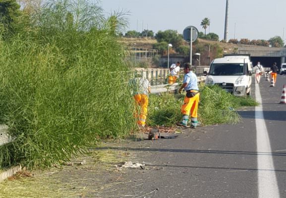 Catania, lavori per il decoro urbano: resa più sicura la percorrenza dall’Asse attrezzato