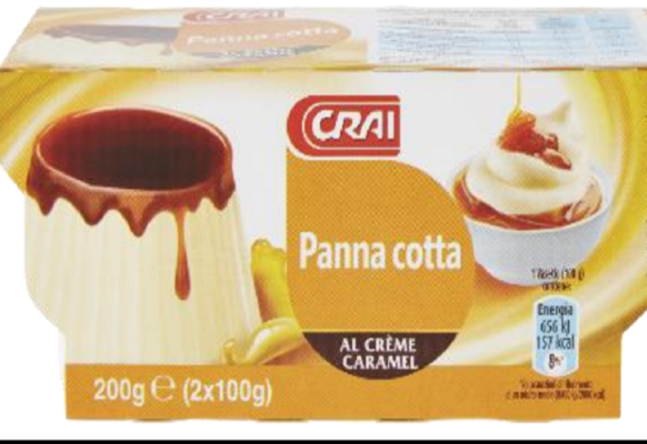 “Alterazione organolettica”, ritiro di lotti di panna cotta al creme caramel a marchio Crai