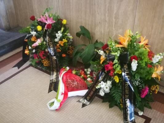 Agenti uccisi a Trieste, l’omaggio delle forze dell’ordine catanesi: “Il nostro cuore era ed è con loro”