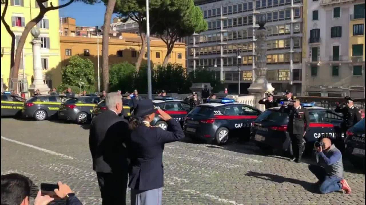 Palazzo Viminale, omaggio ad agenti uccisi a Trieste