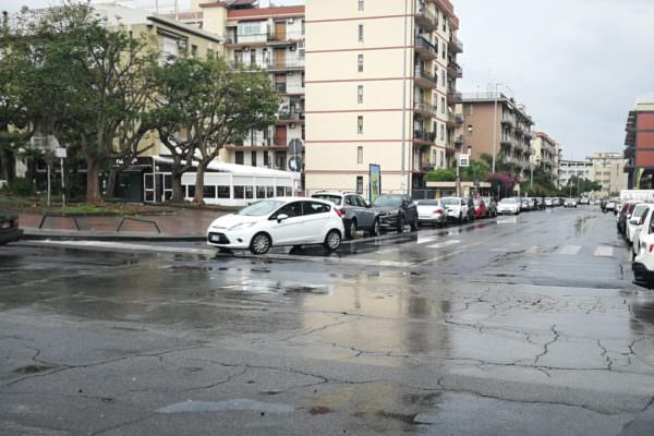 Allerta meteo, cessa codice rosso a Catania: permangono i controlli nella circoscrizione di “Borgo-Sanzio”