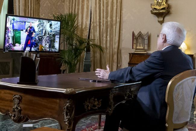 MATTARELLA A PARMITANO “DAGLI ASTRONAUTI UN MESSAGGIO DI PACE”