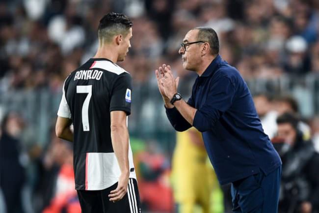 SARRI “CON CR7 NON SERVONO CHIARIMENTI, MA AL 99% E' OUT PER ATALANTA”