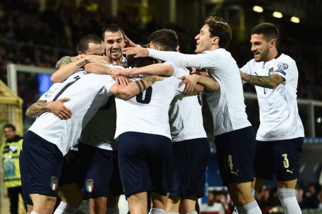 L'ITALIA GUADAGNA 2 POSIZIONI NEL RANKING FIFA, AZZURRI 13ESIMI