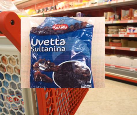 Tossina oltre i limiti di legge, ritirato un lotto di uvetta sultanina dell’Eurospin