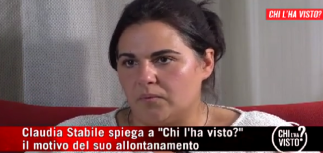 Fugge da casa e si rifugia in Germania, Claudia Stabile in TV: “Scappata via da mio marito, non dai miei figli”