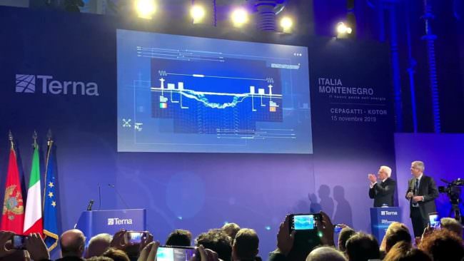 Elettrodotto da record tra Italia e Montenegro
