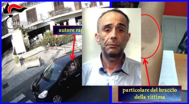 San Giovanni La Punta, prima la rapina e poi le fa ritrovare la borsa vuota: in manette 42enne