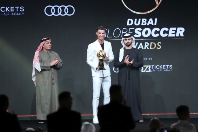 GLOBE SOCCER AWARDS, RONALDO GIOCATORE DELL'ANNO