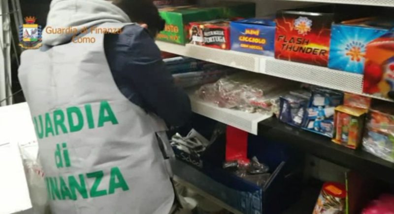 CAPODANNO, A COMO SEQUESTRATA UNA TONNELLATA DI “BOTTI”