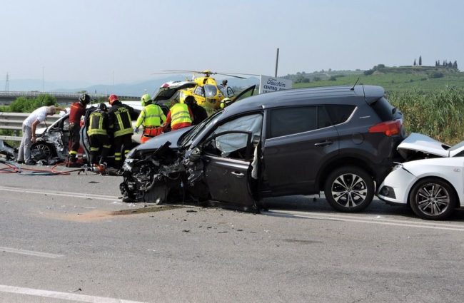 INCIDENTI STRADALI IN LIEVE CALO NEL 2019, 1566 MORTI