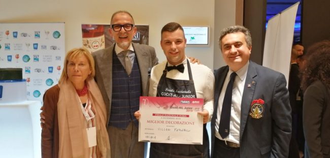 L’alunno Federico Villani dell’Istituto Alberghiero “Karol Wojtyla” di Catania vincitore nazionale a Roma nel 2° concorso AIBES Junior School