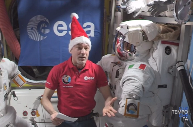 Gli auguri “spaziali” di Luca Parmitano: l’astronauta catanese ospite a “Che tempo che fa”