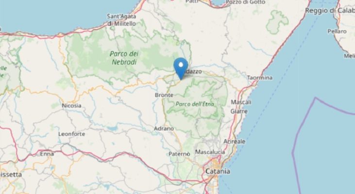 Trema la terra nella notte: scossa di terremoto di magnitudo 3.7 nel Catanese
