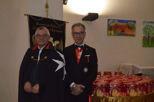 Catania, il Sovrano Ordine di S. Giovanni in Gerusalemme Cavalieri di Malta O.S.J. Priorato della Sicilia a sostegno dei poveri – FOTO