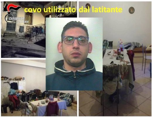 Ricercato da un anno per tentato omicidio: catturato il latitante paternese Giuseppe Reitano