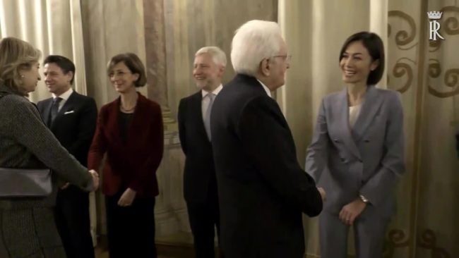 Mattarella al concerto di Natale del Senato