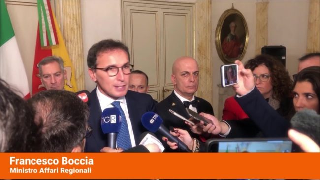 Infrastrutture, Boccia: “Tempi lunghi non tollerabili”