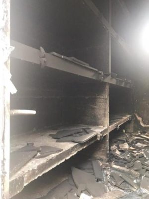 Incendio doloso al cimitero: danneggiata una cappella
