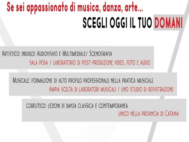 Open day all’I.S.O. “Angelo Musco”, porte aperte nei licei: si parte alle 9,30 di giovedì 23 gennaio