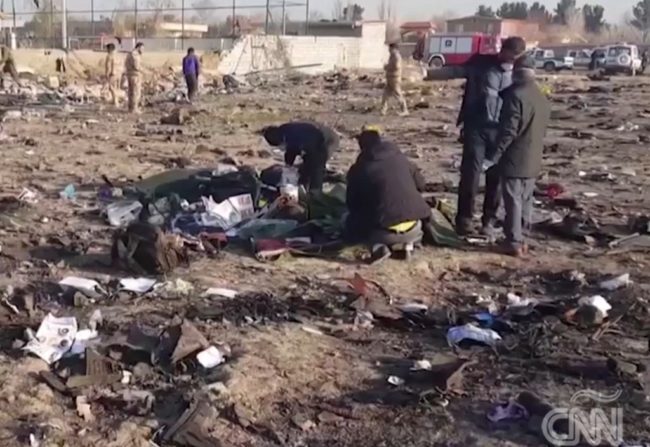 IRAN AMMETTE “AEREO DI LINEA UCRAINO ABBATTUTO PER ERRORE”