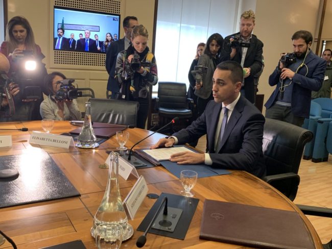 Di Maio “Un'unita' speciale per il rientro degli italiani dalla Cina”