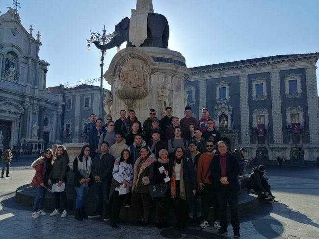 Catania, walking tour dell’IPSSEOA “Karol Wojtyla” Alberghiero di Catania