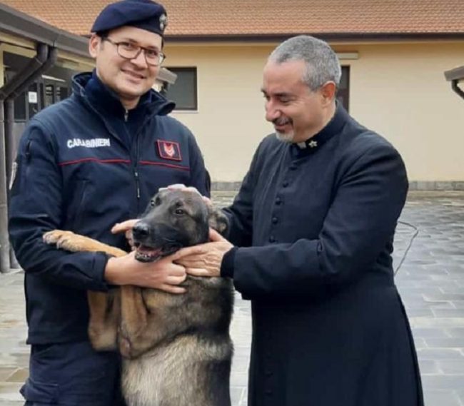 Hashish e contanti per 8mila euro in una chiesa sconsacrata: infallibile il fiuto di Ron