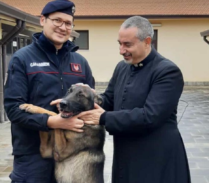 Hashish e contanti per 8mila euro in una chiesa sconsacrata: infallibile il fiuto di Ron Hashish e contanti per 8mila euro in una chiesa sconsacrata: infallibile il fiuto di Ron