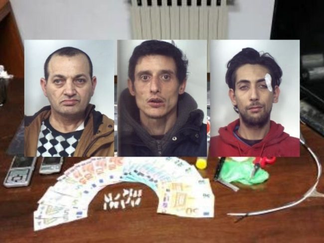 Catania, spacciatori arrestati dai militari. Eroina e soldi in un appartamento
