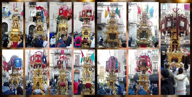 Candelore di Sant’Agata tra fede, tradizione e folklore: “arte in movimento” per la Patrona di Catania