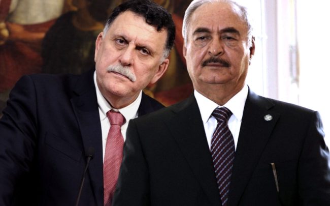 Il premier Al Serraj e il generale Haftar a Roma da Conte, possibile soluzione alla crisi libica