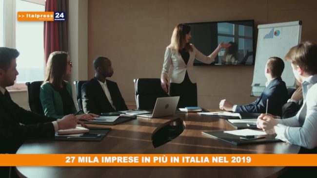 27 mila imprese in piu’ in Italia nel 2019