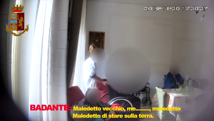 Titolare di una nota casa di riposo insultava e mortificava anziano degente disabile: cessata attività Titolare di una nota casa di riposo insultava e mortificava anziano degente disabile: cessata attività