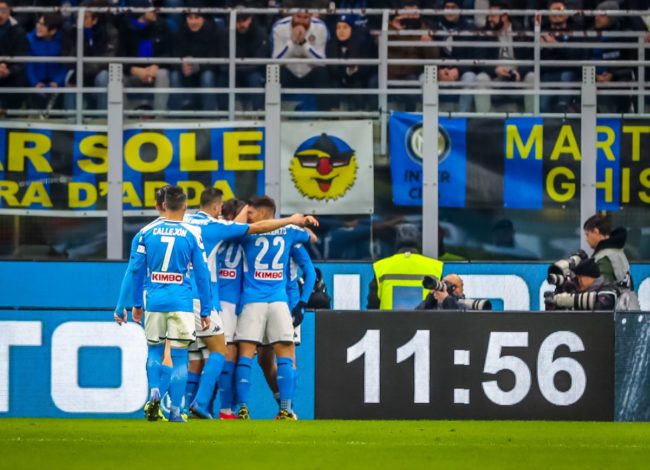 Il Napoli batte l'Inter e “vede” la finale di Coppa Italia