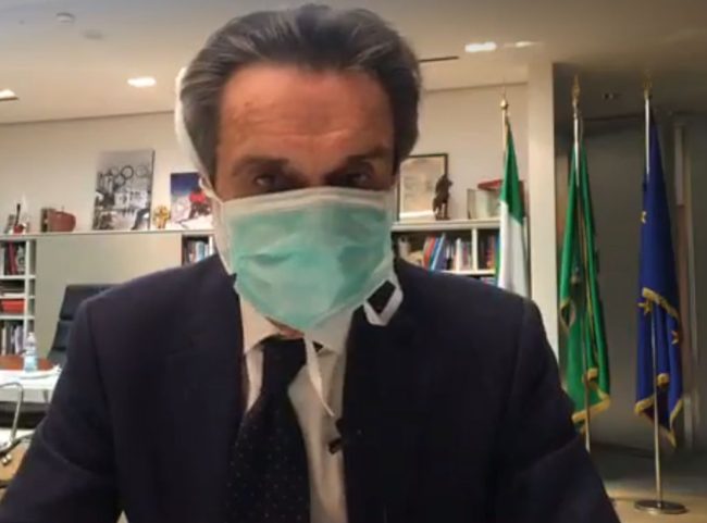 Coronavirus, anche governatore Lombardia in autoisolamento