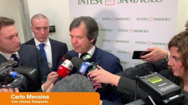 Intesa Sanpaolo, Messina “Operazione amichevole”