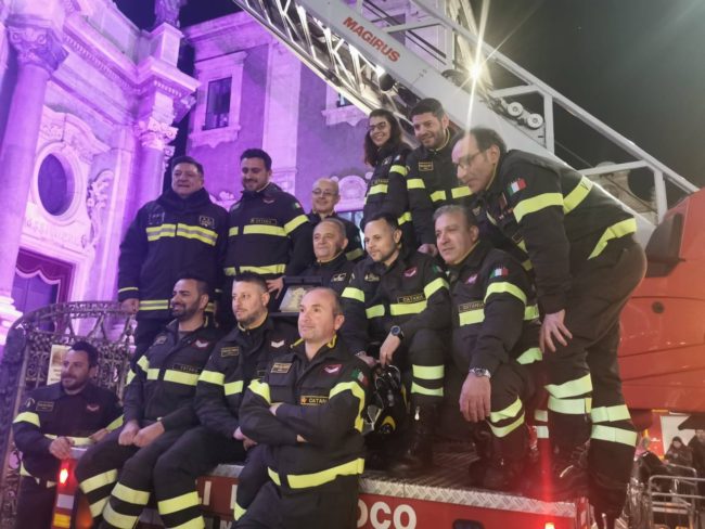 Candelora d’oro 2020 ai vigili del fuoco di Catania: cerimonia a Palazzo degli Elefanti