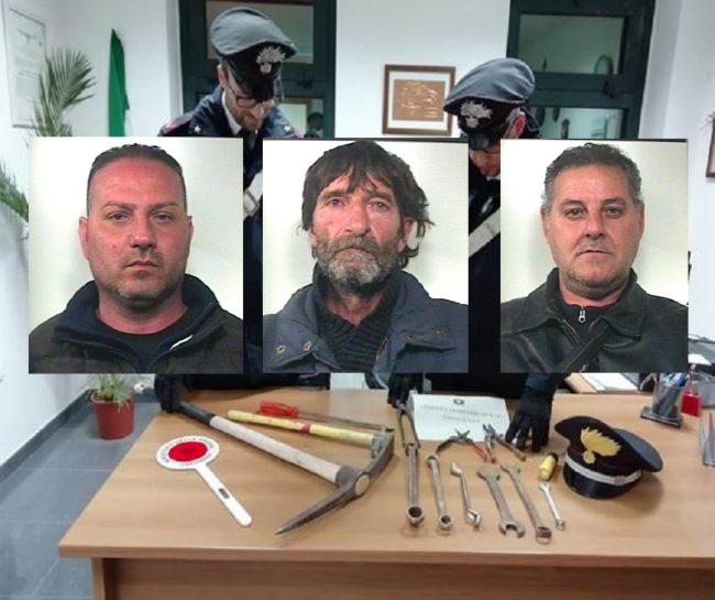 Si introducono in casa di campagna per rubare damigiana di olio d’oliva: arrestati in 3