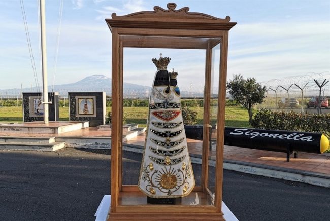 Giubileo Lauretano, la Madonna di Loreto lascia la circoscrizione dell’Aeronautica Militare