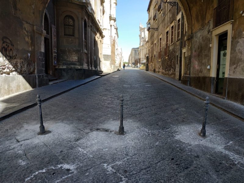 Mobilità a Catania, avviata la prima fase del piano di pedonalizzazione in piazza Duomo e piazza Dante