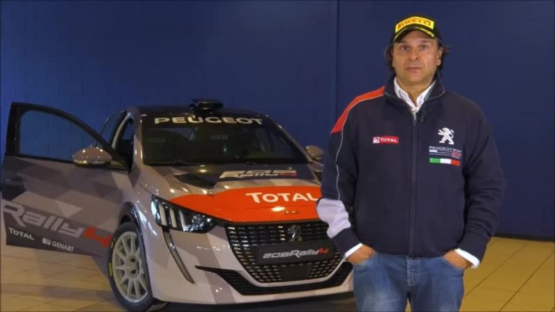 Andreucci e la Peugeot 208 Rally 4