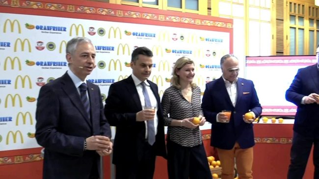 Da McDonald’s arrivano le spremute di arancia rossa siciliana