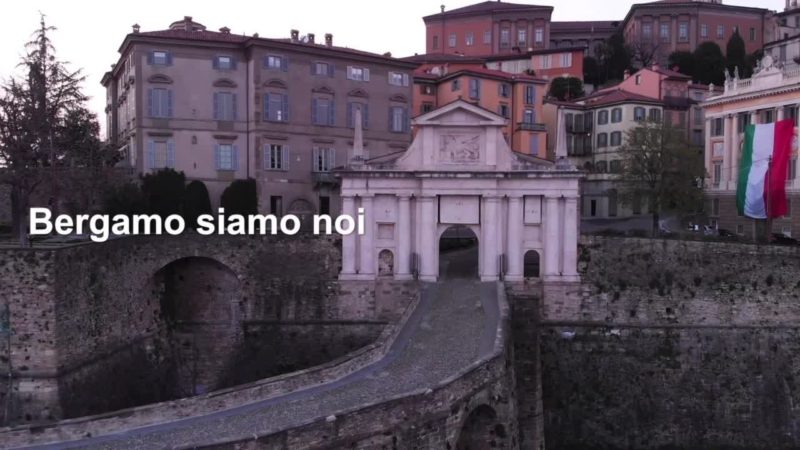 Bergamo siamo noi, la citta’ non si arrende