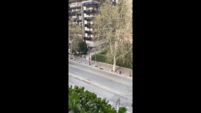 Domenica con strade deserte e silenzio spettrale a Palermo