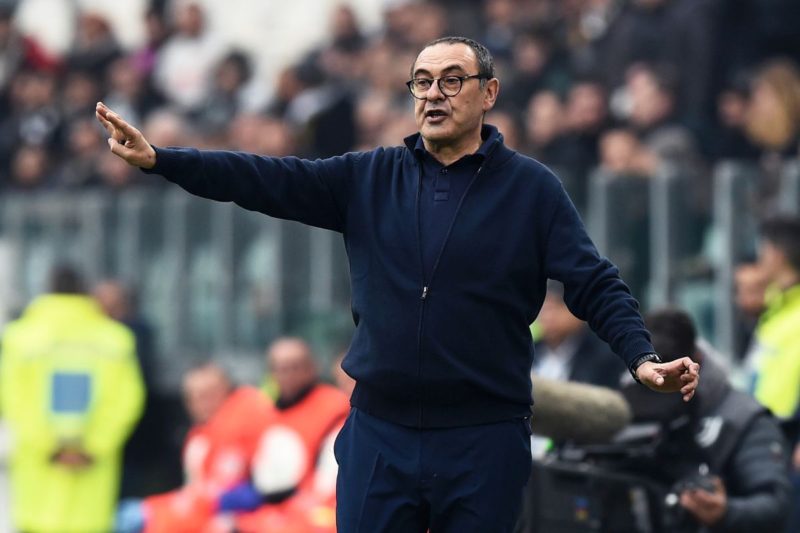 Sarri “Juve-Inter la sfida piu' prestigiosa della Serie A”