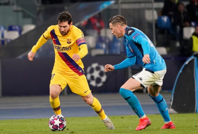 Coronavirus, Barcellona-Napoli di Champions League a porte chiuse