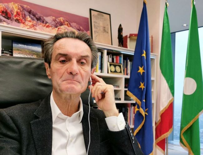 Fontana “In Lombardia progressione contagio non e' piu' esponenziale”