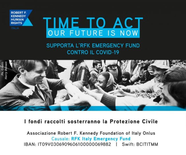 La Fondazione RF Kennedy promuove raccolta fondi per la Protezione…